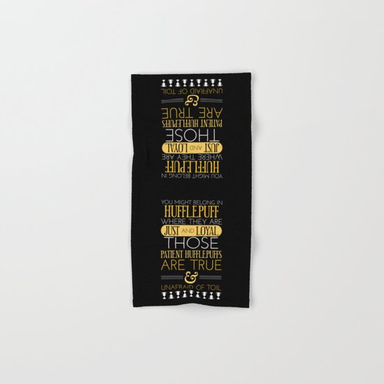 Hufflepuff Hand & Bath Towel