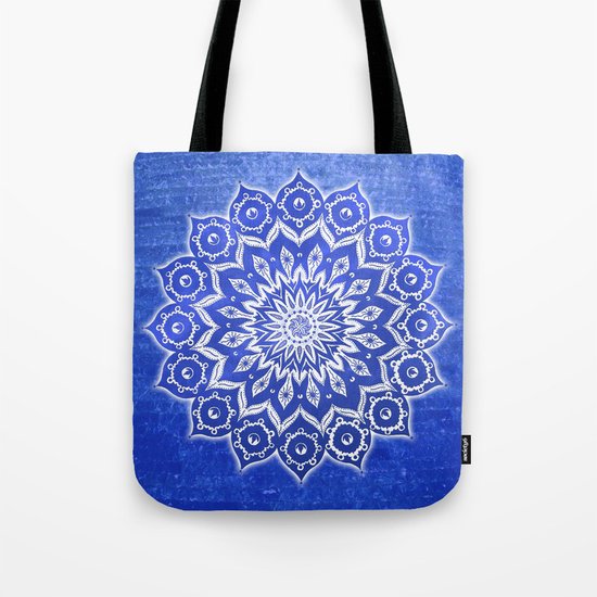 okshirahm, blue crystal Tote Bag