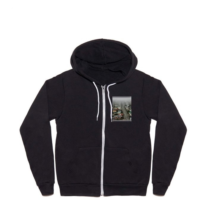 Fog in the valley Full Zip Hoodie