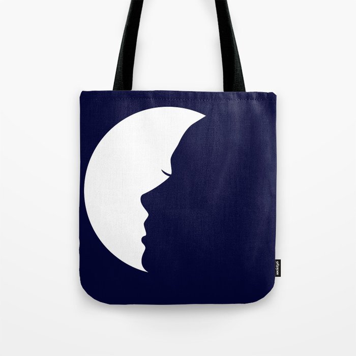 Moon Face Tote Bag