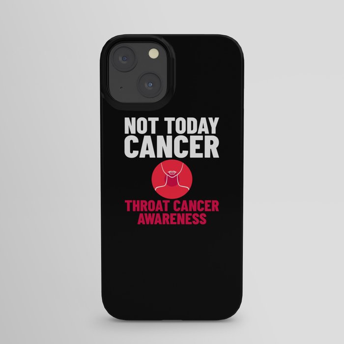 Head and Neck Throat Cancer Ribbon Survivor iPhone Case