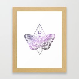 night butterfly Framed Art Print