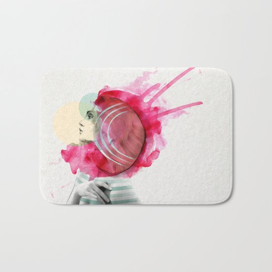 Bright Pink Bath Mat