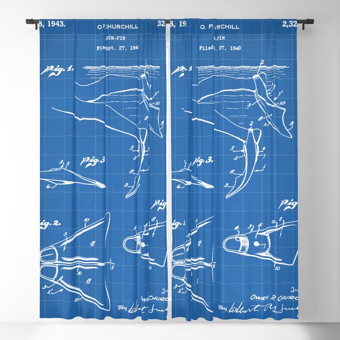 Scuba Diving Fins Patent Deep Sea Diver Dive Coach Art Blueprint