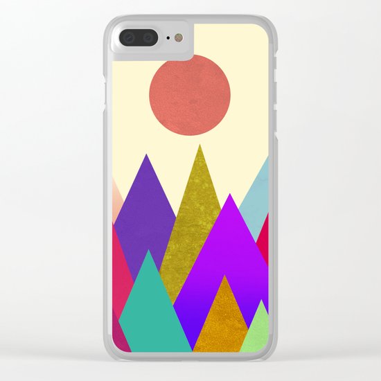 Abstract #441 Clear iPhone Case