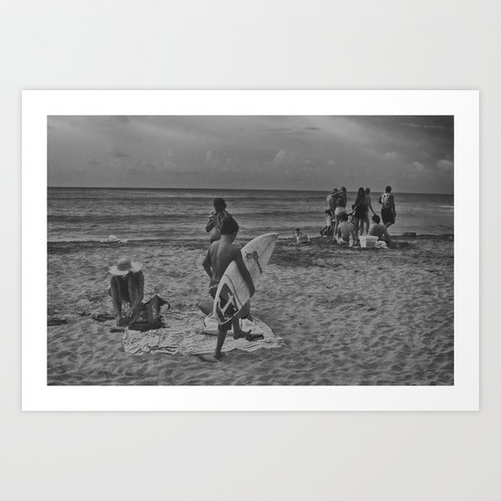 Surf life Art Print