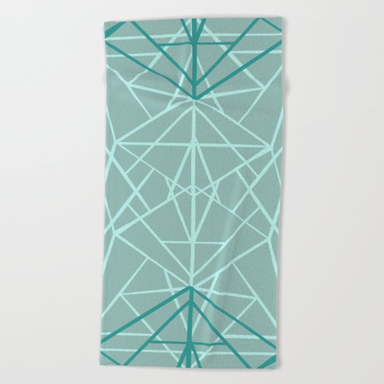 Geometric Sketches 3 Beach Towel
