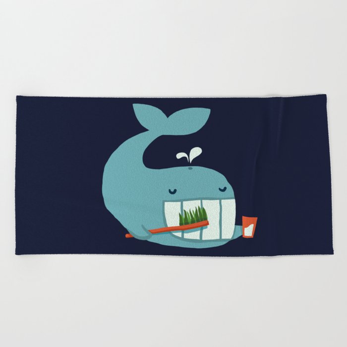 Brush Your Teeth Beach Towel