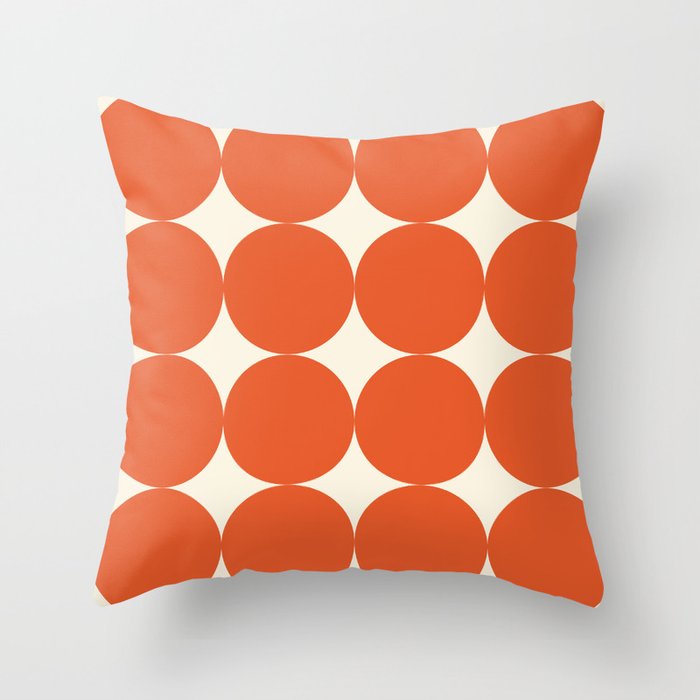 Throw pillows with 2025 circle pattern