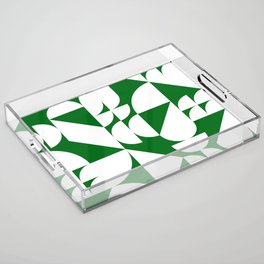 Geometrical modern classic shapes composition 4 Acrylic Tray