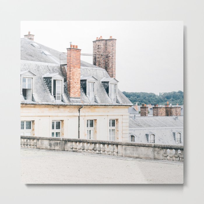 Paris Travel Photography | Architecture in France | Soft Tones, Beige and Neutrals Metal Print