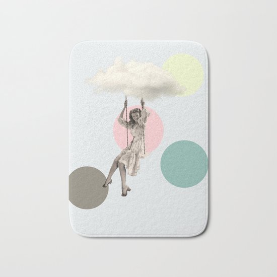 cloudy day Bath Mat