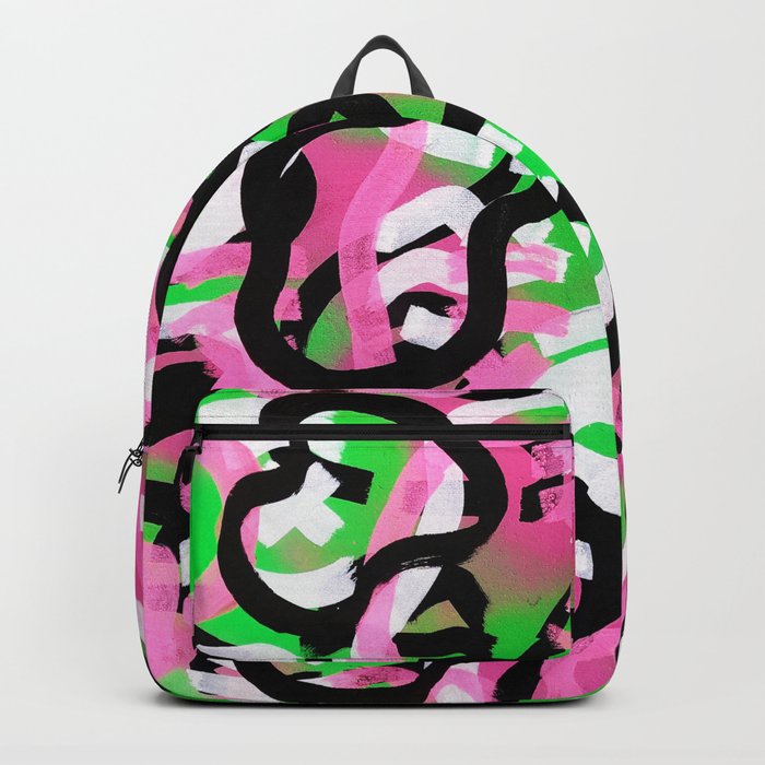 Rhythm in the Neon Forest Backpack