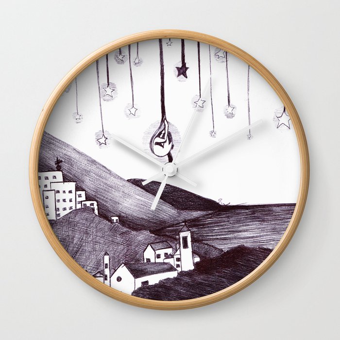 small star without the sky (piccola stella senza cielo) Wall Clock