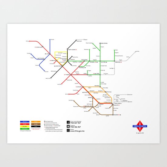 There And Back Again Art Print