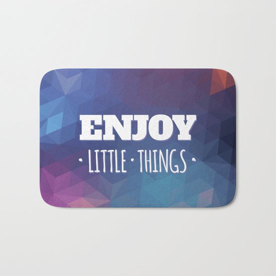 Enjoy Little Things Bath Mat