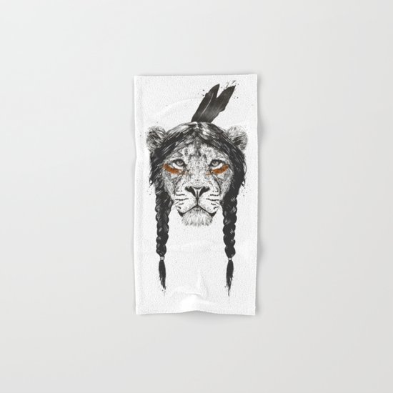 Warrior lion Hand & Bath Towel
