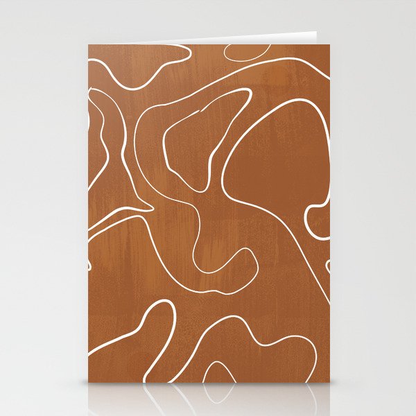 Abstract Organic Stationery Cards