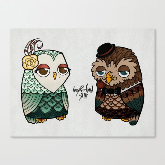 The Owls Canvas Print