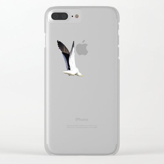 Jeffy Seagull Clear iPhone Case
