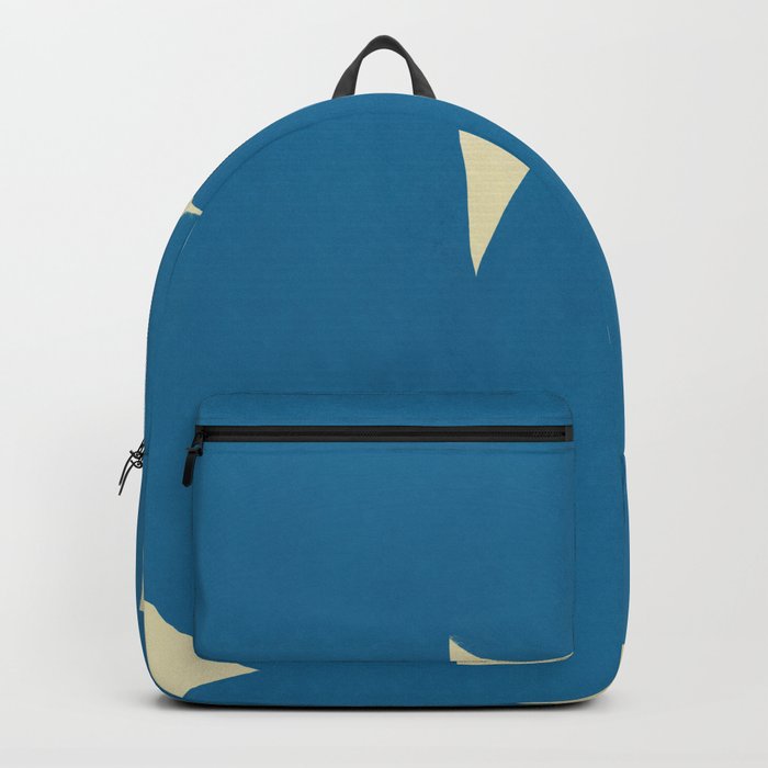 Middle cut out in blue Backpack