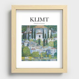 Klimt - Church in Cassone Recessed Framed Print