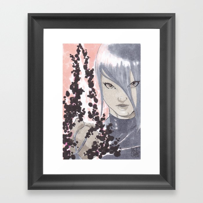 Psylocke Framed Art Print