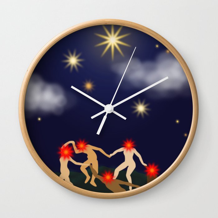 Star Dance 2 Wall Clock