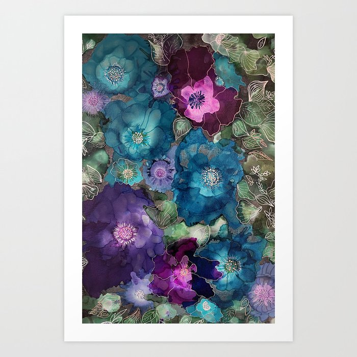Flowers for Auntie Art Print
