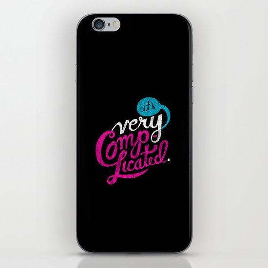 It's Very Complicated iPhone Skin