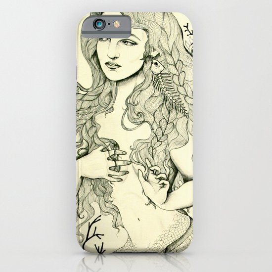 Inverted Mermaid iPhone & iPod Case