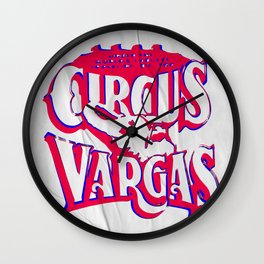 Circus - Poster with Elephant Wall Clock