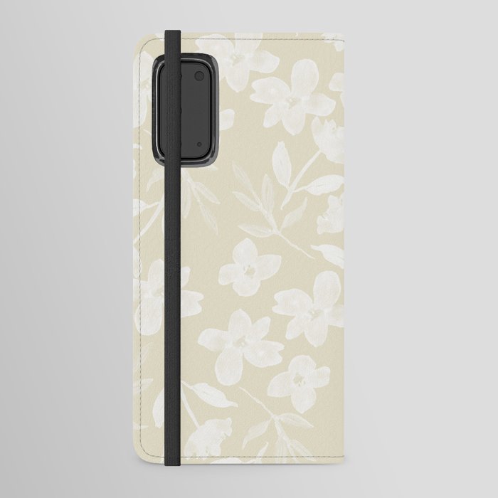 Ombre floral Android Wallet Case