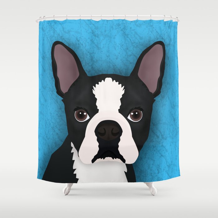 Boston Terrier Shower Curtain By Nirp Society6