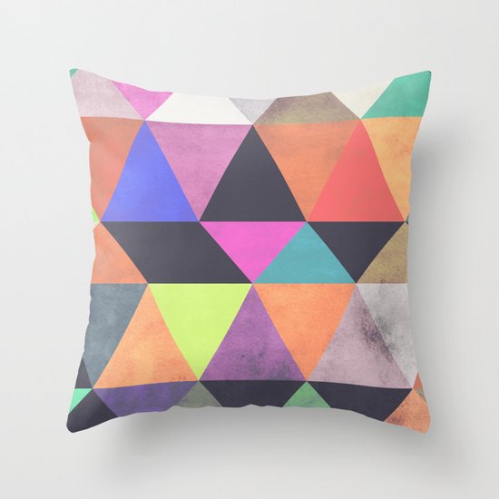 colour + pattern 12 Throw Pillow