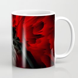 black and red rose Mug