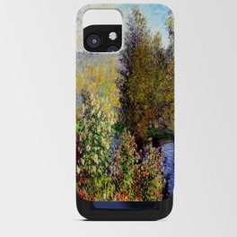Claude Monet : A Corner of the Garden at Montgeron iPhone Card Case