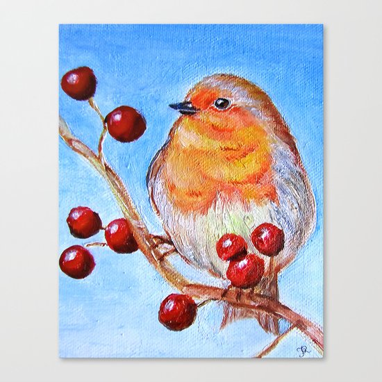 Robin Redbreast Canvas Print