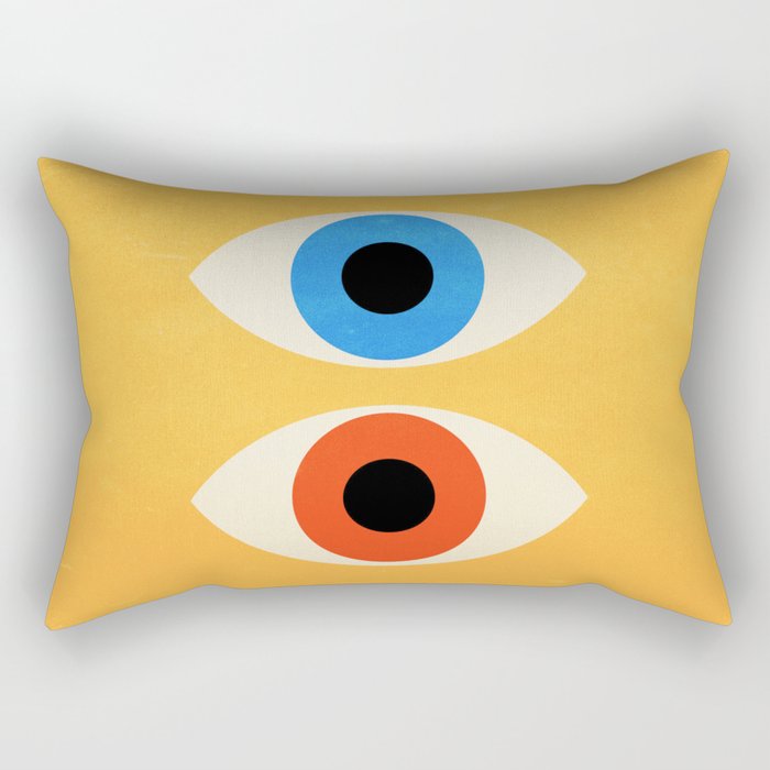 Eyes | Bauhaus III Rectangular Pillow