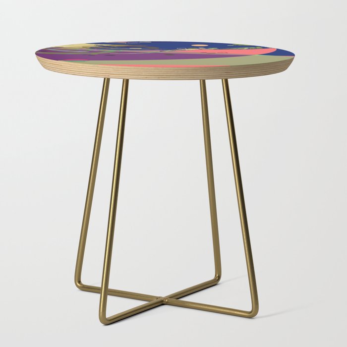 FLOWING TOWARD THE GOLDEN MOON Side Table