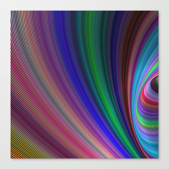 Vivid storm Canvas Print