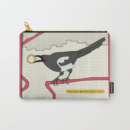 Eurasian Magpie Carry-All Pouch