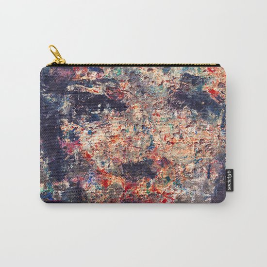 Fragmented People Carry-All Pouch