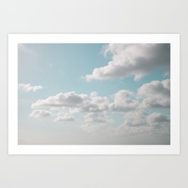Dreamy Clouds #9 #clouds #wall #art #society6 Art Print