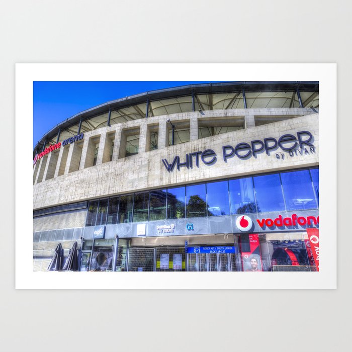 Besiktas Jk Stadium Istanbul Art Print By Davidpyatt Society6