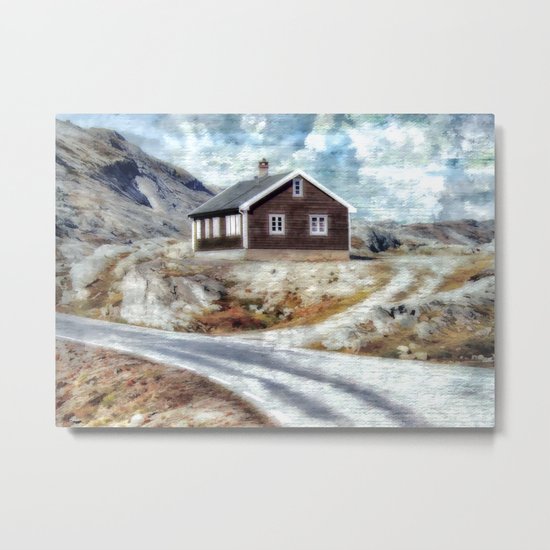 House On Dalsnibba Road Metal Print