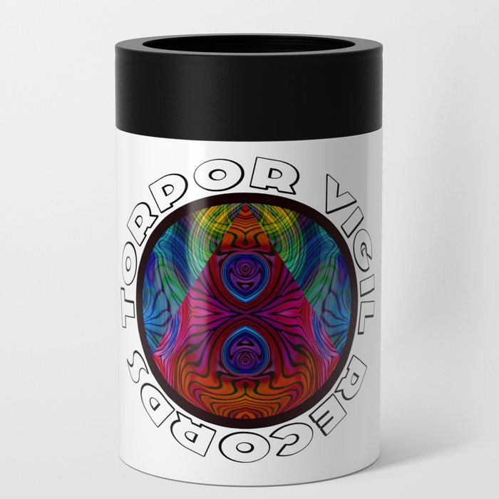 Torpor Vigil Records: Tryptile 50c (Circular with Shaded Type) Can Cooler