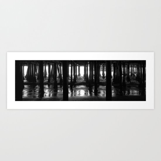 Under The Boardwalk Art Print