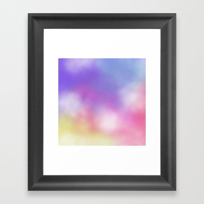 Watercolor Abstract Framed Art Print