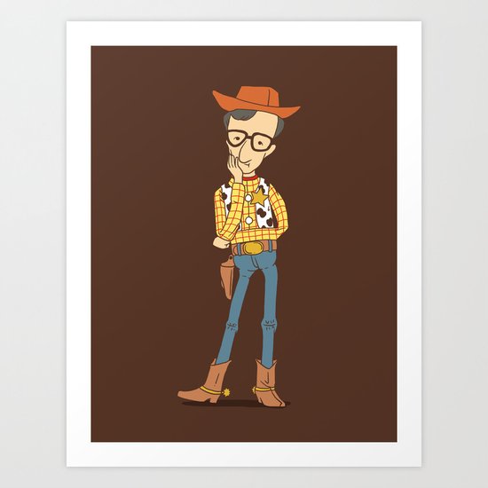 Woody Allen Art Print